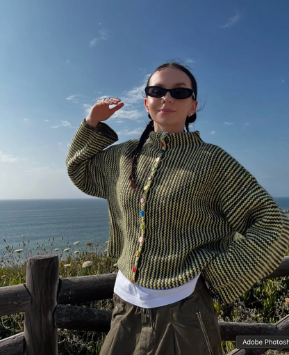 Linea Gem Button Cardigan